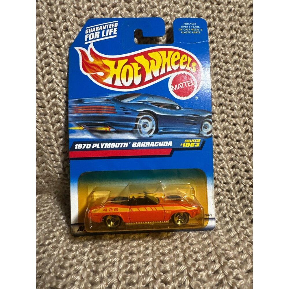 Hot Wheels 1970 Plymouth Barracuda Die-Cast Car #1063